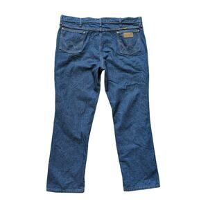 Wrangler Cowboy Cut Jeans Mens 36MWZ Blue Cotton Slim Fit Ranch Workwear Western